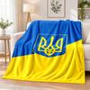 Ukraine Flanell Überwurfdecke Weich Warm Gemütlich für Sofa Bett Innen Haus Schlafzimmer Gebrauch