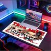 Custom Name Personalized Bride of Chucky Pattern Mousepad, Laptop PC Desk Mat, Decorative Desk Mat for Home Keyboard Pad Gift