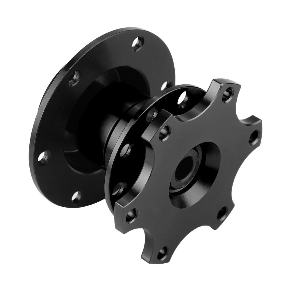 Car Steering Wheel Hub Quick Release Adapter Snap Off Kit with Screws