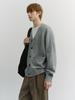 Deonseuteupomaen Boyfriend Knit Cardigan_Unisex_Udsw6A102_Melange Gray