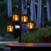 Outdoor Solar Garden Lights Retro Palace Lantern Hanging Candle Lamps Landscape Lighting Floor Solar Lights for Garden Decor