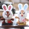 Cute Little Squirrel Pendant Plush Toy Doll Bag Hanging Decoration Keychain Doll