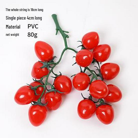 Seven-Color Foam Cherry Tomato Simulation for Display & Photography
