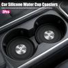 2Pcs Car Center Console Silicone Water Cup Pad For Renault Clio Sandero Captur Megane R5 4 E-tech Scenic Austral Rafale Symbioz D111