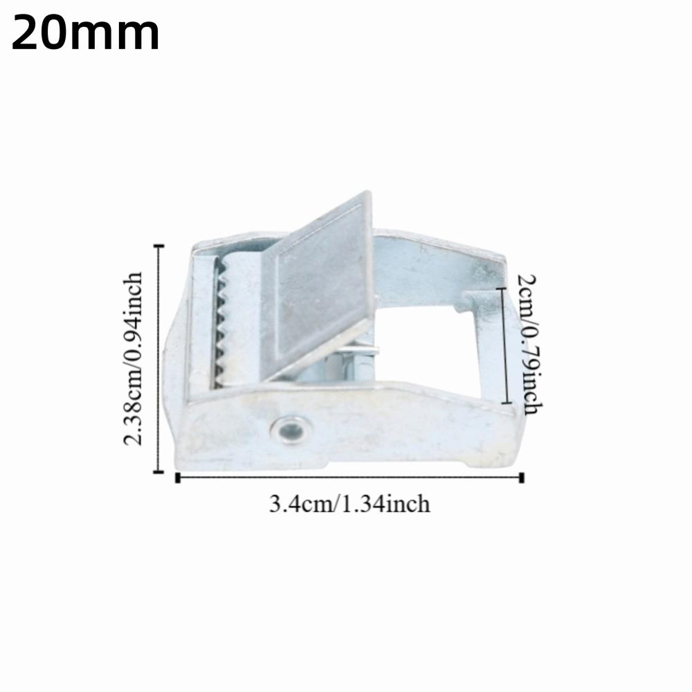4 Stück 20/25mm Zinklegierung Schnalle Verstellbares Schloss Schnellverschluss Gurtband Schnallen Schwerlast Spanngurt Schnalle Waren Gurte
