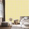 Wallpaper Fabric Pattern Cream, White and Yellow for Living Room and Bedroom 50x1000
