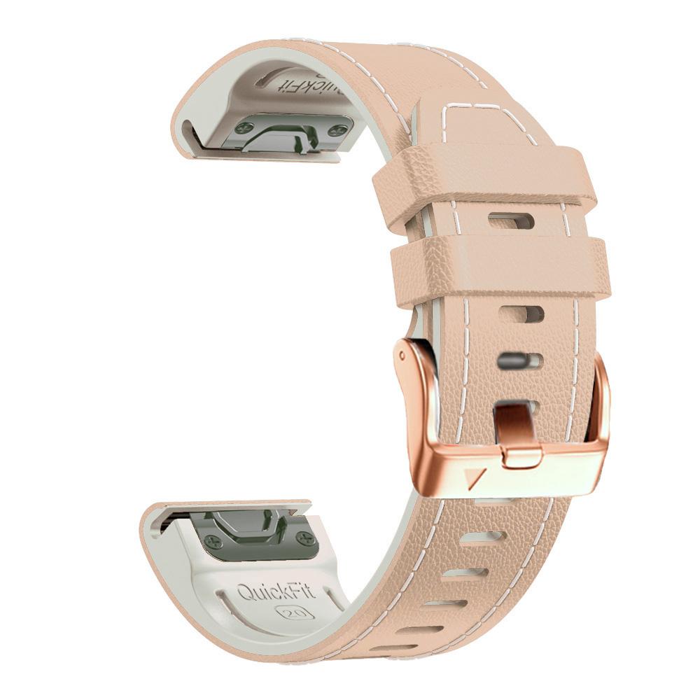 Dirželis 20 mm Garmin Fenix 8 43 mm 7S 6S Pro 5S Plus odinis silikoninis dirželis Epix Pro Gen 2 42 mm apyrankei moteriška apyrankė