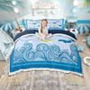 Homewish Tropical Sea Ocean Duvet Cover Set For Kids 2Pcs/3Pcs Summer Beach Bedding Octopus Whale Starfish Quilt Cover Set