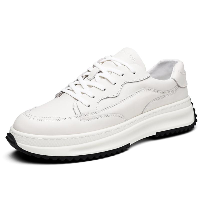 

New men s shoes Korean version casual leather shoes running sports trendy shoes men s leather versatile summer board shoes 44