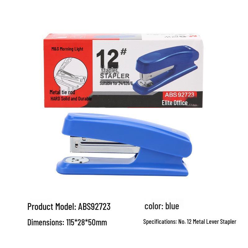 Morning MG No. 12 Medium Light Stapler 92723 - Universal Multifunctional Stapler for Office and Student Use