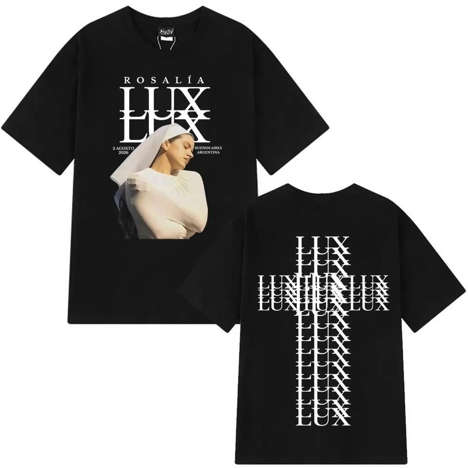 Rosalía LUX 2026 Tour Double Sided T-Shirt Unisex T-Shirt M