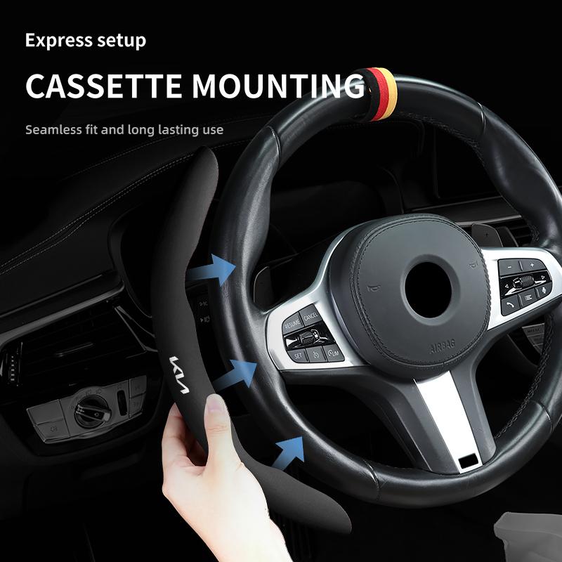 Car Steering Wheel Cover Breathable Non-slip Protective Case For KIA Cerato Soul Venga Forte Spectra Sedona Niro Cadenza nvhs30