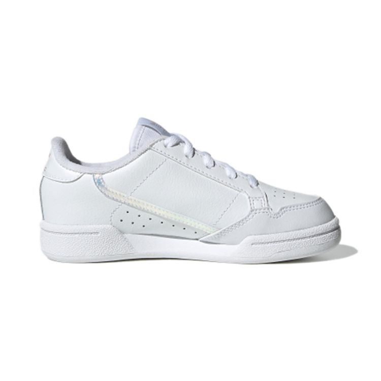 Adidas Originals Continental 80 Comfortable Durable Low-Top Kids Sneakers Kids Sneakers White FU6668