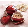 Le Creuset Petit Ramequin D'Amour Set, Cherry Red, 910223-00-06 [Official Japanese Product]