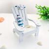 1PC Mini Beach Chair Ornament Ocean Scene Decor Photography Props Summer Gift