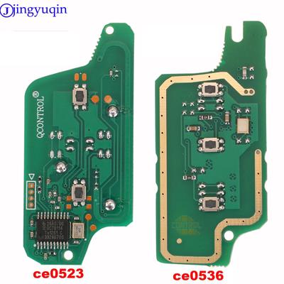 Jingyuqin Remote ASK/FSK Car Key Board for Peugeot 207 307 308 407 607 807 For Citroen C2 C3 C4 C5 C6 CE523 CE536 7941 7946 ID46