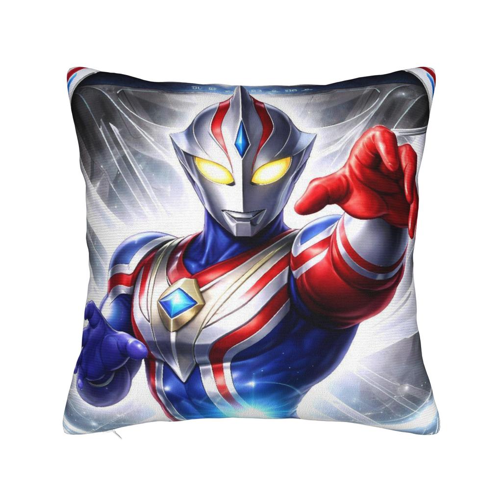 U-Ultramans Hero Art Pillow Case  Design Pillow Cover Kawaii Pillowcases For Sofa Home Decoration