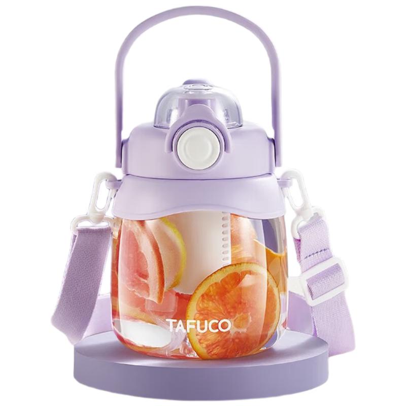 TAFUCO Large Capacity Dual-Drink Sports Water Bottle