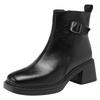 Women's Fashion Cowhide Ankle Boots