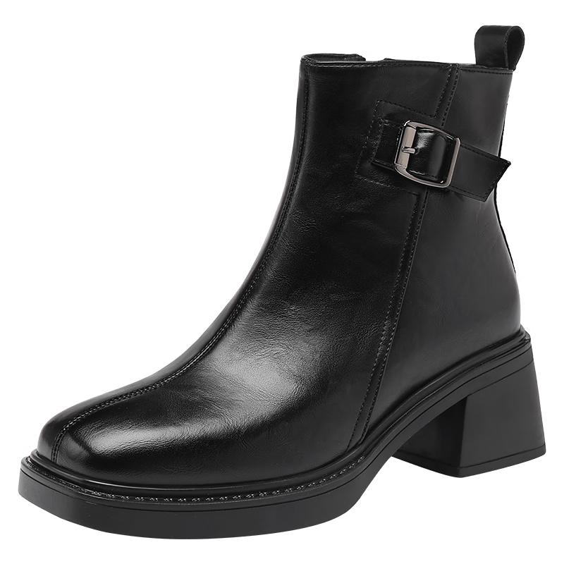 Red Dragonfly Women s Fashion Cowhide Ankle Boots 38
