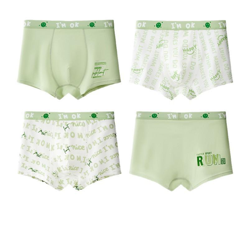 Pure Cotton Teen Boys' Boxer Briefs (Ages 12-18) - Comfortable Underwear for Growing Boys