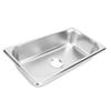 Camper Sink, Inlaid RV Sink, Heat-Resistant, Scratch-Resistant, Easy To Clean, Rust-Resistant, Yacht Sink, 40mm (Stainless Steel Color (GR-1365))