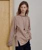 LOSSYROW Soft Stripe Long Sleeve Brown