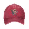 Go Jetters Washed Denim Cap Casual Baseball Caps Adjustable Hat Summer Unisex Baseball Hats