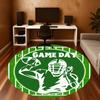 1pc Game Football Round Chair mat office Area Rug - Non-Slip, Floor Mat for Office, Bedroom, Ideal home decor gift c0112010