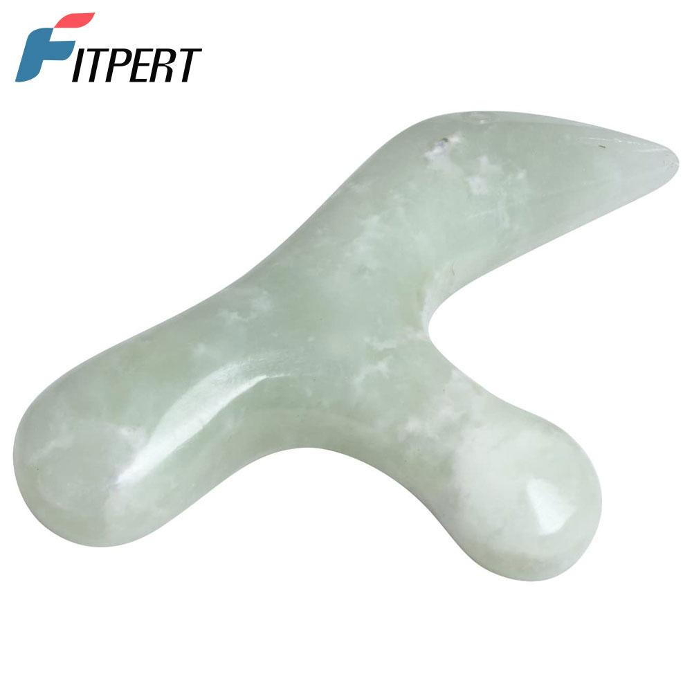 1 PCS Professional Natural Jade Foot Massager Acupuncture Point Massage Foot Care Therapeutic Relief Tool for Neck, Foot Arm Leg