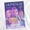 K-Pop Demon Hunters Unisex Adult World Tour Huntr/X Poster Sweatshirt