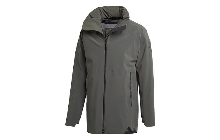 Adidas MYSHELTER Jackets Men s Deep Earthy Brown Hooded Moderate Other FP8452 S