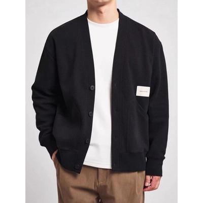 Men's High-Quality V-Neck Knit Cardigan - Autumn/Winter Korean Style Casual Sweater Jacket
