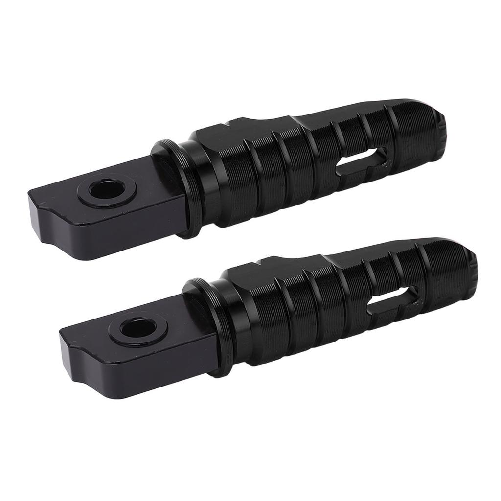 2pcs Motorcycle Front Footpeg Footrest T6063 Aluminum Alloy Anti Slip Rustproof Replacement for Aprilia GPR125