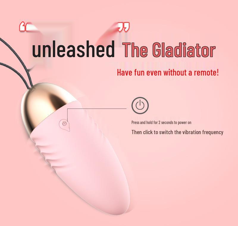 Comejoy Gladiator Wireless Remote Vibrating Egg - Variable Frequency Wearable Vibrator for Women