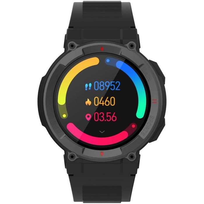 Montre connectée Bluetooth avec GPS Noir