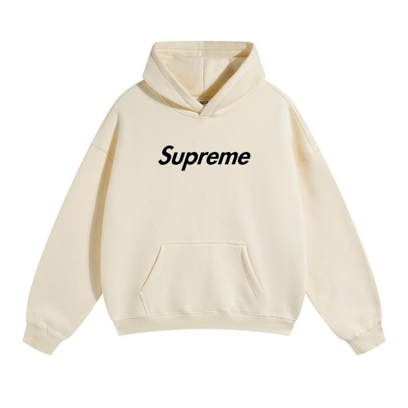 Supreme Style Printed Hoodie Unisex Loose Drop Shoulder Sweatshirt Casual Streetwear