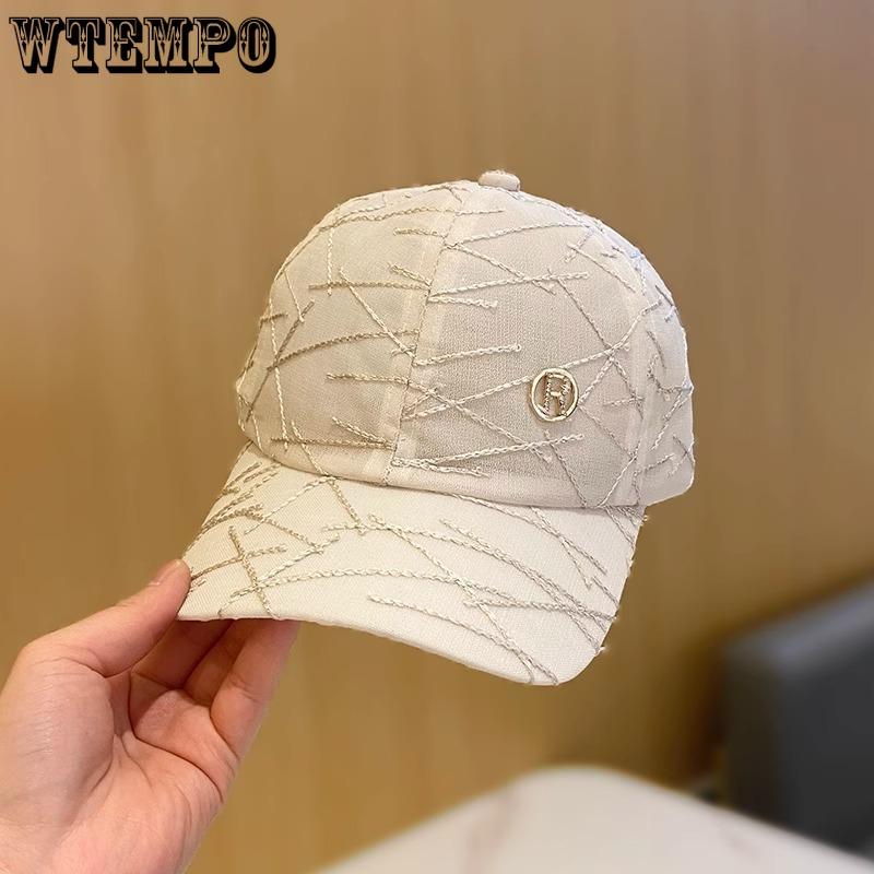 Women's Hat Breathable Mesh Baseball Hat Outdoor Sunscreen Versatile Duck Tongue Hat Summer