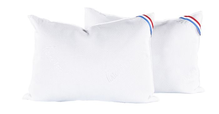 Matelas 160x200 cm, Patriote, 27cm, Ressorts Ensachés, mémoire de forme , Indépendance du Couchage, Soutien ferme + 2 Oreillers
