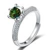 Bague Ringen Luxury D Color 1 Carat Moissanite Diamond Ring Female S925 Sterling Silver Fine Jewelry For Wedding Adjustable Size
