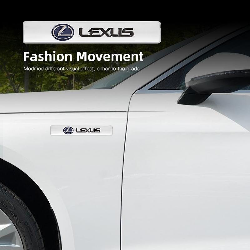 3D kovové odznaky nálepky na auto pro Lexus RX330 IS250 Ct200h ES300h NX Autodoplňky pro styling Blatník Okno Kufr