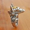 Retro Dominierend Kreativ Selbstverteidigung Ägyptisches Kreuz Herren Punk Armband Ring