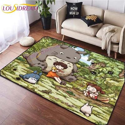 Totoro Tapijt Schattig Japans Anime Tapijt MY NEIGHBOUR TOTORO Cartoon Print Vloerkleden Kinderspeelkleed Woonkamer Tapijt