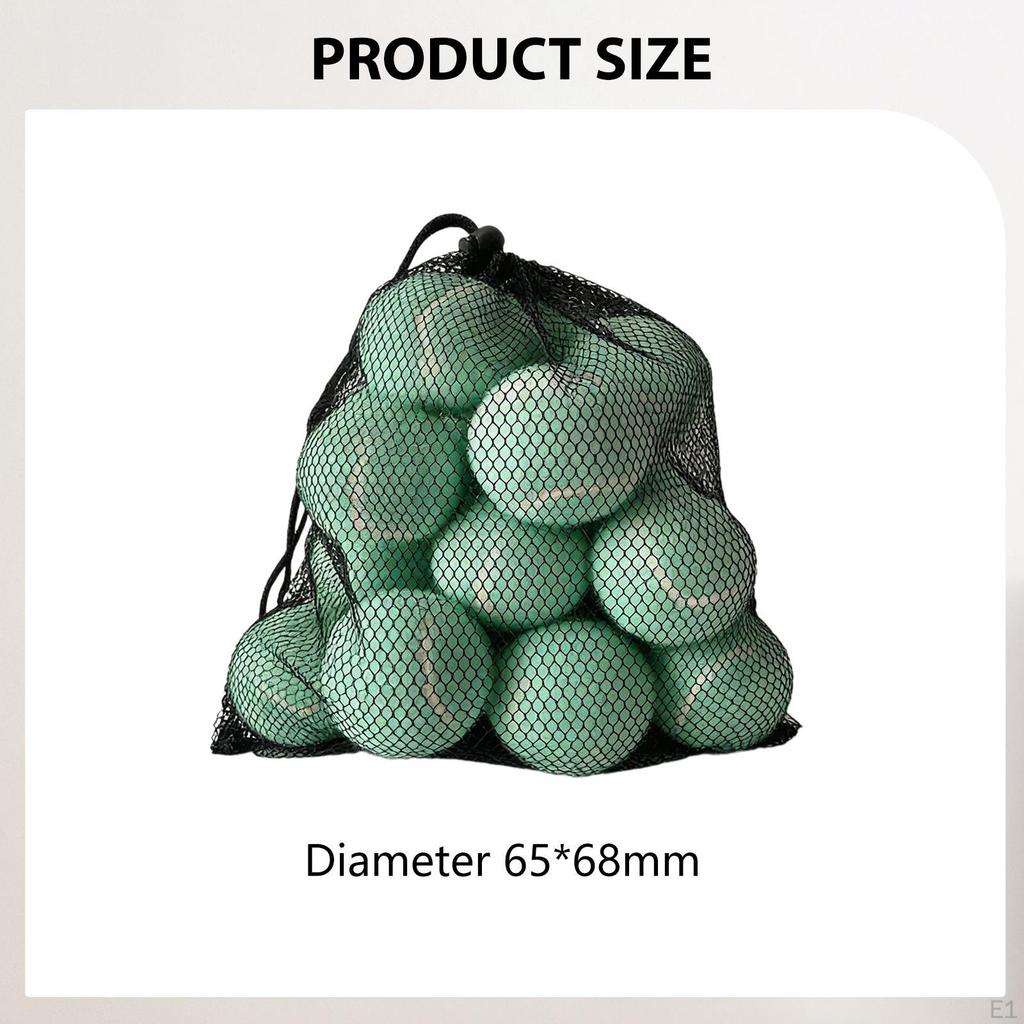 12 Pieces Tennis Balls Exercise Playing High Elastic Practice for Games Training
