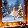 Soft Texture Gift Box Tags Christmas Angel Ornaments, Cute Plush Doll Pendant with Lightweight Fabric Charms Bell for Tree, Holiday Home Party