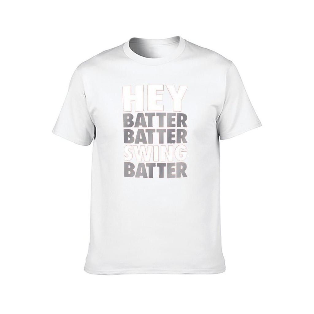 Hey Batter Batter Swing Batter TShirt t shirts for man graphic tees cotton t shirts man 100 TShirt