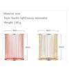 Makeup Storage Box Cylindrical Case Lipstick Brush Pen Holder Organizer Iron