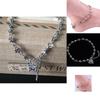 Elegant Women Bead Chain Anklet With Heart And Flower Design For Beach Fashion Jewelry
