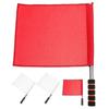 2026 Best!! Referee Flags Stainless Steel Signal Flag for Athletic Competition 4Pcs