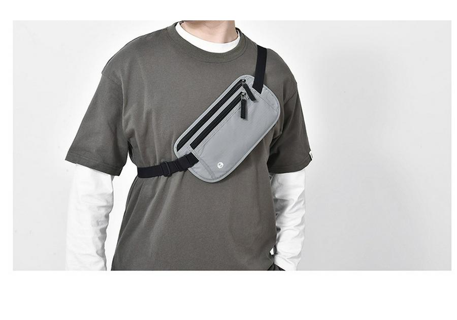 Waterproof Anti-Skimming Passport and Phone Waist Bag